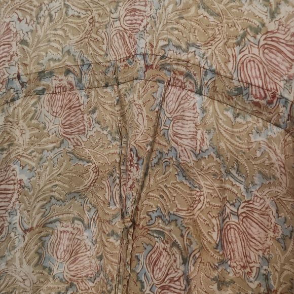 Unique Cost Plus World Market Peach and Beige Maxi Dress - Picture 4 of 6